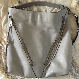 Rebecca Minkoff Hobo Moto in Grey